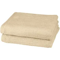 Ross Premium Uni Handtücher Boucle Handtuch 50x100 cm | natur - beige