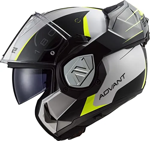LS2 Klapphelm ADVANT CODEX White Black XXL