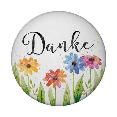 Blumen Magnet mit Flaschenöffner - Danke, farbenfrohe Blumenwiese - Dekorative Magnete mit integriertem Flaschenöffner, ideal um Wertschätzung zu zeigen. Der farbenfrohe Magnet bringt Freude in jede Küche und ist ein zauberhafter Botschafter der Dankbarkeit!