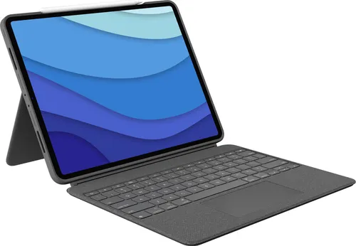 Logitech Combo Touch für iPad Pro 11 Zoll - Tastatur-Hülle mit abnehmbarer Hintergrundbeleuchtung und Trackpad, ideal für produktives Arbeiten und kreatives Gestalten.