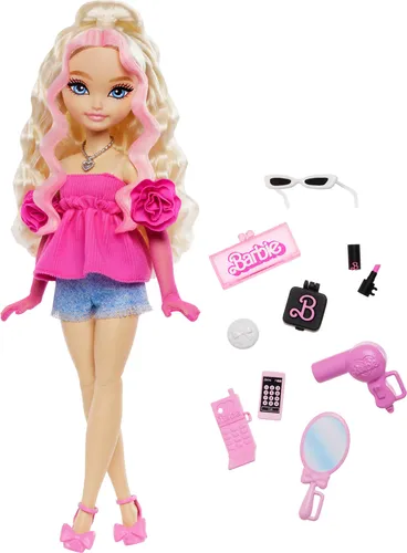 Mattel Barbie Dream Besties Puppe Malibu HYC21 - Puppen mit einzigartigen Talenten, inklusive Accessoires für die Schönheit und abnehmbarer Kleidung. Ideal für kreative Rollenspiele und inspirierende Träume!