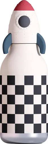 ASOBU Thermoflasche Bestie – Niedliche Isolierflasche für Kinder, 460 ml - Thermoflaschen mit tierischem Design – Auslaufsicher, hält bis zu 24h kalt und 12h warm, ideal für kleine Abenteurer und strahlende Kinderaugen!
