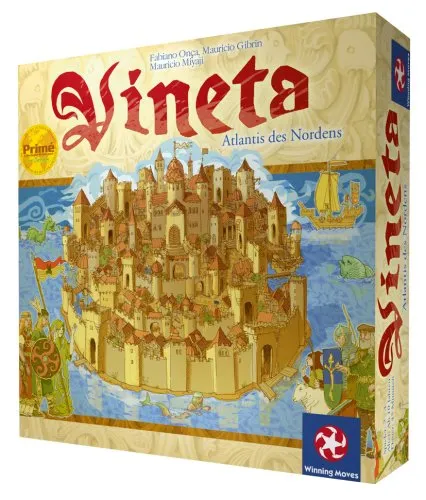 Vineta Atlantis des Nordens Brettspiel von Winning Moves - Gesellschaftsspiel für 2-4 Spieler, strategisches Abenteuer in der versunkenen Welt von Atlantis