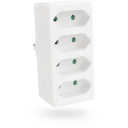 4fach Steckdosenadapter - 1er Pack