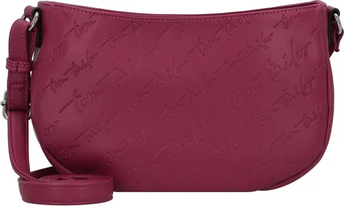 TOM TAILOR Denice Damen Umhängetasche - Mittelgroß in Rot - Trendige Umhängetasche aus hochwertigem Lederimitat mit verstellbarem Schulterriemen und praktischem Reißverschlussfach. Ideal für den Alltag, Maße: 29x10x18 cm.