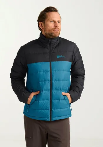 Jack Wolfskin Daunenjacke ATHER DOWN JKT M RDS blau XXL (58) - Funktionsjacken, atmungsaktive und wasserabweisende Daunenjacke für optimale Wärme und Komfort bei Outdoor-Aktivitäten.