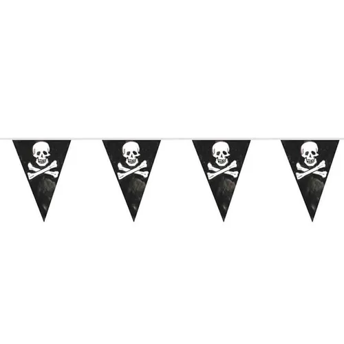 PIRATENPARTY WIMPELKETTE PIRAT KINDERGEBURTSTAG 6Meter Piratenfest Dekoration
