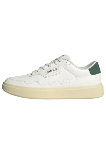 adidas Herren Park ST 2.0 Shoes - Stilvolle Sneakers in Core White/Grey Five/Collegiate Green - Herren-Sneaker inspiriert vom Tennis, bieten modernen Stil und hohen Tragekomfort mit regulärer Passform und Textilfutter.