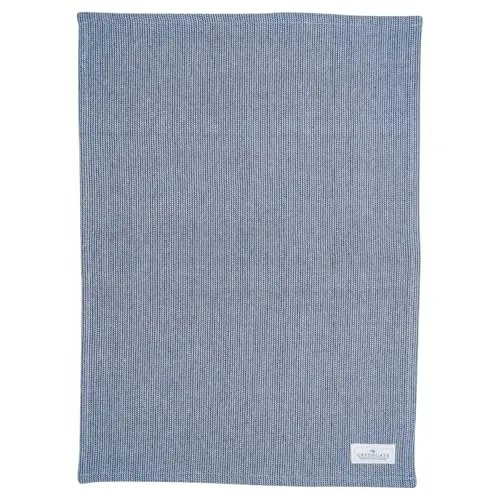 GreenGate Geschirrtuch Alicia Dark Blue Blau Baumwolle 50x70 Küchentuch 1-farbig