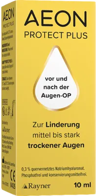 AEON Protect Plus Augentropfen 10 ml - Trockene Augen? Die AEON Protect Plus Augentropfen bieten intensive Befeuchtung und Linderung für sofortige Erleichterung.