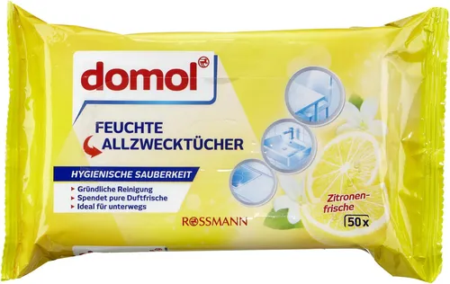 domol feuchte Allzweck-Reinigungstücher 1-lagig