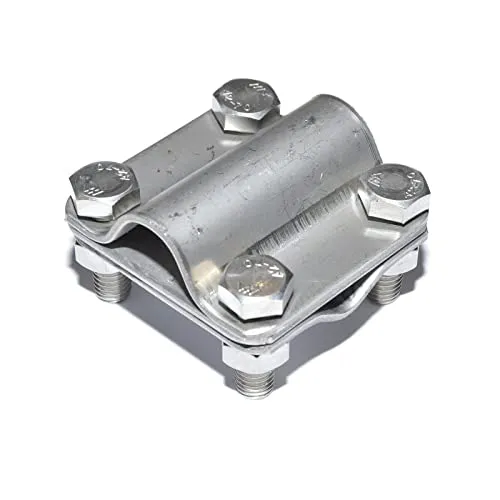 Shopping-Kobolde Kreuzverbinder Tiefenerder Blitzschutz Φ20 Edelstahl Aufnahme f. Bandeisen und Rundleiter 8-12mm
