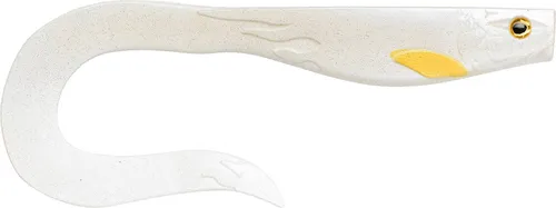 Illex Dexter Eel Gummiaal Twister Gummiköder Pearl Bone 15cm 21,5g
