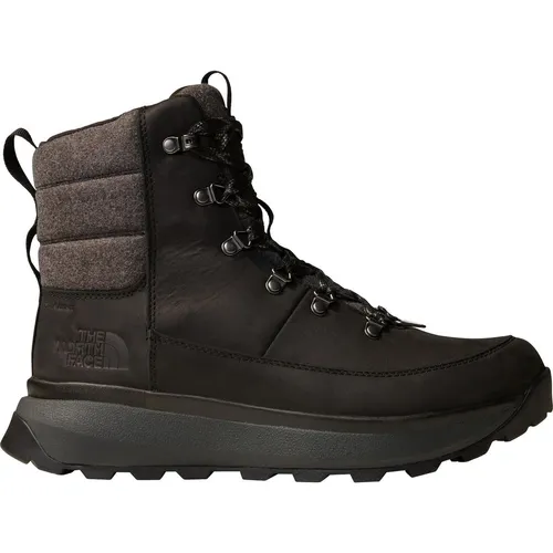 The North Face Mens Bergen Leather WP Stiefel - Wasserdicht & Atmungsaktiv - Herren Stiefel aus gewachstem Vollnarbenleder, wasserdicht und winddicht mit 40g Heatseeker-Isolierung für Wärme und Komfort bei jedem Wetter.