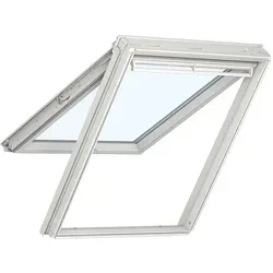 Produktbild VELUX Klapp-Schwing-Fenster GPL 3084 Manuell Holz klar lack Alu ENERGIE Dachfenster, 55x98 cm (CK04)