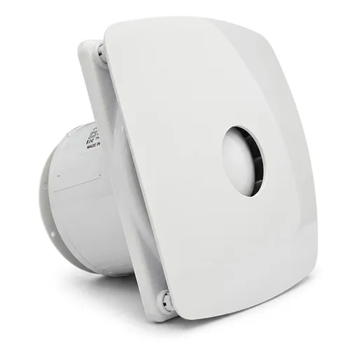 Wand Decken Ventilator Badlüfter VLANO ENSO 100 TIMER Rückschlagventil, 100 mm