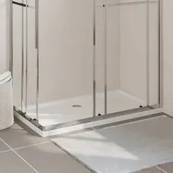 vidaXL Duschtasse ABS Rechteckig Weiß 70x120 cm