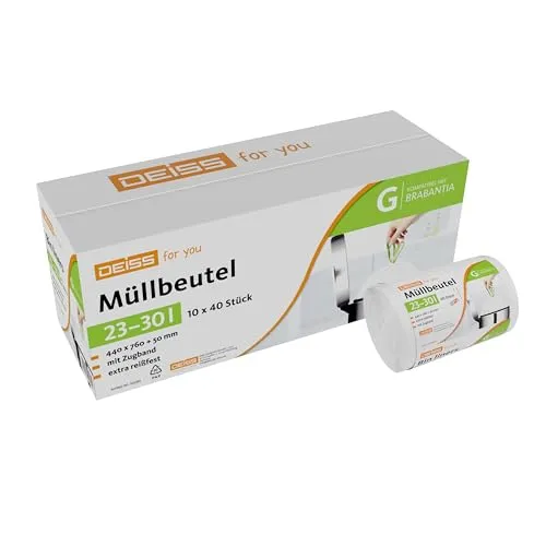 DEISS Müllbeutel 23 in weiß von DEISS