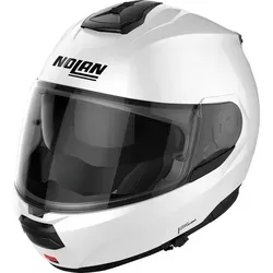 Nolan N100-6 Special N-Com Klapphelm in Weiß, Größe S für Männer - Motorradhelm mit ultraweitem Visier und Airbooster-Technologie für optimale Belüftung – ideal für komfortable Fahrten.