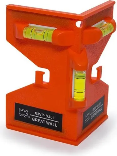 Produktbild Pfostenwasserwaage 2er Set – Winkelwasserwaage für Zaunbau