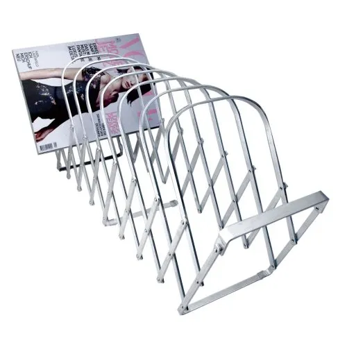 Radius Collator 12 Fächer – Moderner Zeitungshalter aus Aluminium - Zeitschriften- & Zeitungshalter, langlebig und rostfrei, ideal zur individuellen Organisation von Magazinen und Zeitungen in Bad, Küche oder Büro.