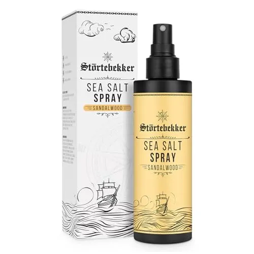 Störtebekker® Premium Sea Salt Spray Sandelholz – Volumen & flexibler Halt für Haar - Das Störtebekker Sea Salt Spray mit natürlichem Meersalz sorgt für Volumen und eine griffige Textur. Ideal für lässige Styles mit einem warm-holzigen Duft – vegan und ohne Silikone oder Parabene.