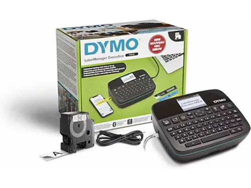 DYMO LabelManager Executive 640 CB - Tragbarer Etikettendrucker mit Bluetooth und USB - Drucker für individuelle Etikettierung mit D1-Etiketten von 6 mm bis 24 mm. Kompakt, wiederaufladbar und mit großem Farbdisplay für ein angenehmes Kennzeichnungserlebnis.