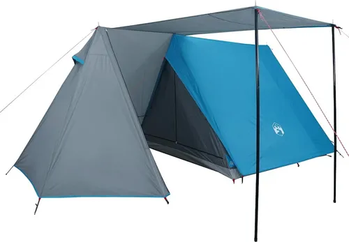 vidaXL Campingzelt 3 Personen Blau