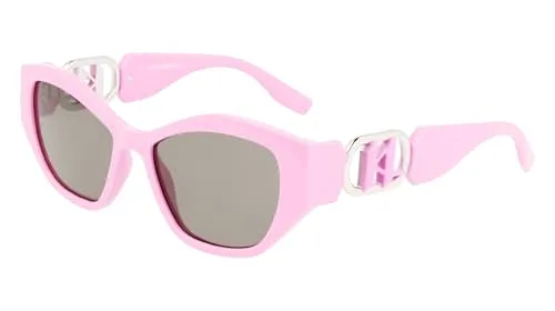 Karl Lagerfeld KL6086S 525 Fuchsia Sunglasses Woman Iniettato, Modified Rectangle, 54