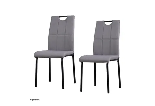 HTI-Living Esszimmerstuhl Denton 2er-Set in grau von HTI-Line