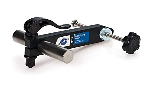 ParkTool Park Tool Unisex – Erwachsene Bremsscheibenlehre DT-3 Rotor Truing Fork Zentrierlehre, Blau, Einheitsgröße