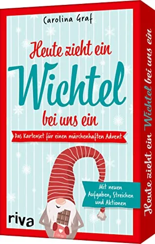 Heute zieht ein Wichtel bei uns ein: Das Kartendeck für einen märchenhaften Advent - Advent & Weihnachten Geschenkbücher – Ein kreatives Kartendeck mit neuen Aufgaben und Aktionen für einen zauberhaften Advent mit der Familie.