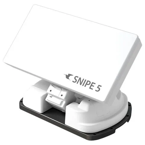 Selfsat Snipe 5 Single – Vollautomatische Camping-Antenne - SAT-Antennen mit Bluetooth-Controller für einfache Steuerung. Die Antenne findet in nur 180 Sekunden den gewünschten Satelliten und bietet verbesserte Empfangsleistung.