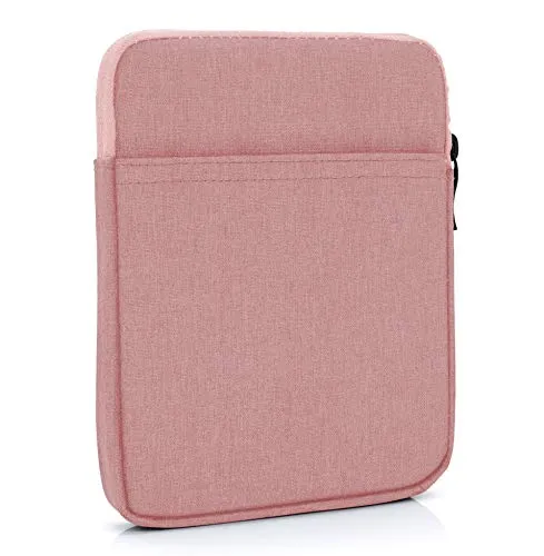 MyGadget Nylon Sleeve Hülle für Tablet bis 8 Zoll [ 21 x 14 cm ] - Schutzhülle Tasche ideal z.b. - z.B. Kindle Paperwhite, Oasis, iPad Mini - Rosa