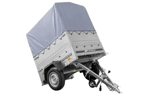 Produktbild Neuanhänger Kipper ungebremst Garden Trailer 150 Kipp mit zusätzlichen Bordwänden, Stützrad, Hochplane und Hochspriegel