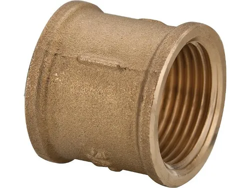 Gewindefitting Messing Muffe DN15 (1/2