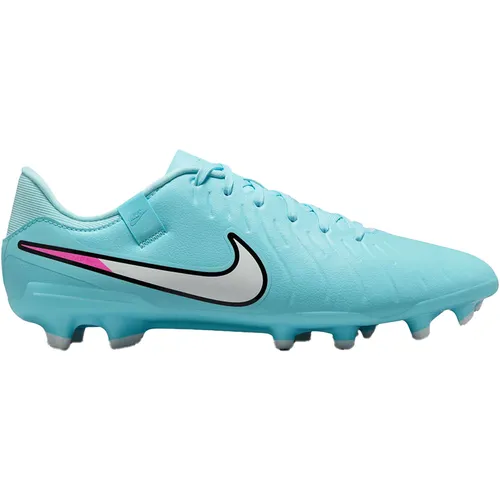 Nike TIEMPO LEGEND 10 ACADEMY FG/MG - Blau - Tiempo Fußballschuh für festen und leicht feuchten Boden, mit strapazierfähigem Synthetikleder für präzise Passform und hervorragende Kontrolle.
