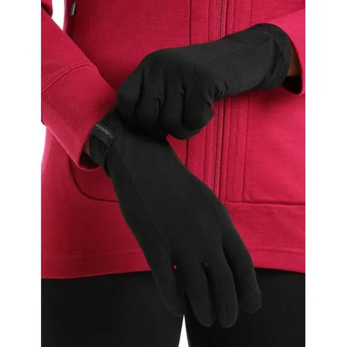 Icebreaker Oasis Glove Liner black (XS) - Handschuhe aus Merinowolle, leicht und atmungsaktiv für optimale Wärme und Komfort bei kaltem Wetter.