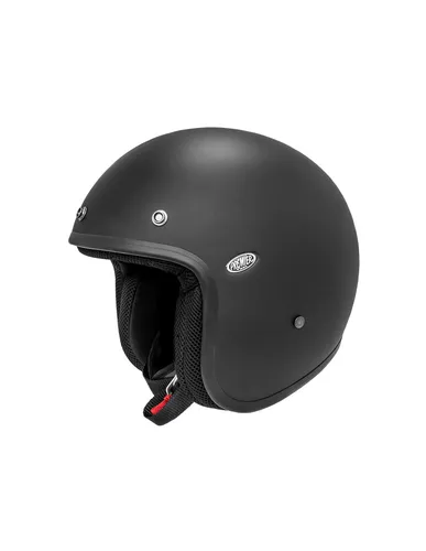 Premier Classic Jethelm - Matt-Schwarz - 3XL - Motorradhelm aus Dyneema, Carbon und Aramidfasern, besonders leicht und schlagresistent. Atmungsaktives Innenfutter, 5 Jahre Garantie und optionaler Helmschirm für zusätzlichen Komfort.