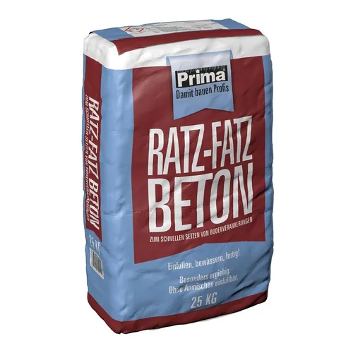 Produktbild QUICK-MIX Prima Ratz Fatz Beton, 25 Kg
