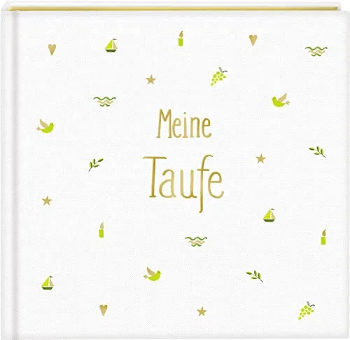 Eintragalbum – Meine Taufe: weiß - Hochwertiges Eintragalbum für die Taufe, ideal zum Festhalten schöner Erinnerungen. Mit eleganter Gestaltung und ausreichend Platz für persönliche Einträge.