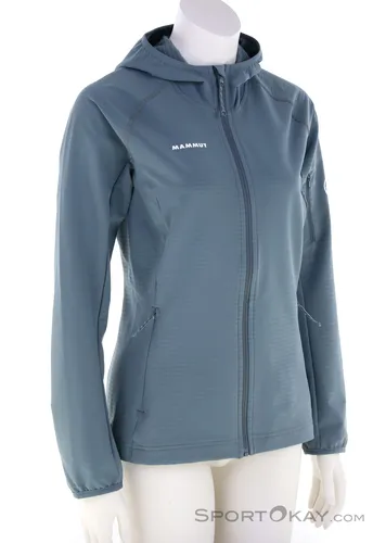 Mammut Women's Madris Light Midlayer Hooded Jacket in grau von Mammut