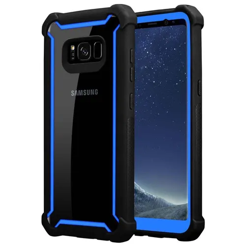 Produktbild Hülle für Samsung Galaxy S8 Handy Hybrid 2 in 1 Acryl Hard Cover Case TPU