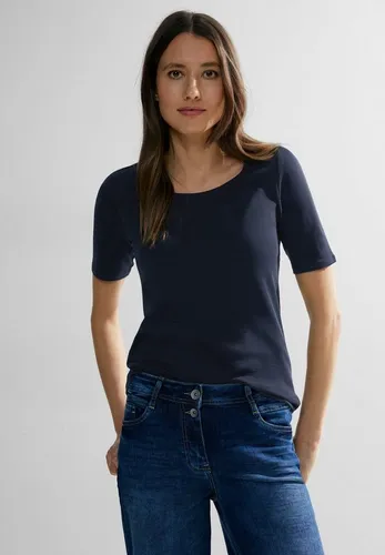 CECIL T-Shirt Style Lena mit klassischem Rundhalsausschnitt