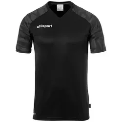uhlsport Trainings-T-Shirt GOAL 25 KURZARM Unisex schwarz/anthra XL - Trikots für Training und Freizeit, hochwertige Materialien für besten Tragekomfort und Langlebigkeit, ideal für Profis und Amateurmannschaften.