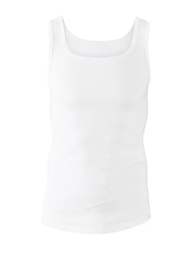 Calida Evolution Herren-Unterhemd 12660 Weiß XX-Large - Herren-Shirts aus hochwertiger PIMA-Baumwolle, bietet außergewöhnlichen Komfort und Bewegungsfreiheit mit flachen Nähten und stilvollem Design.