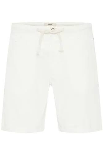 Blend Lias Herren Leinenshorts Kurze Leinenhose Bermuda Regular Fit, Größe:XL, Farbe:Offwhite (70005)