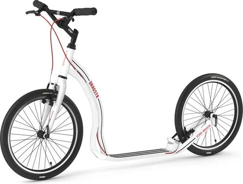 Yedoo Dragstr Sport Alloy Roller Scooter in weiß von Yedoo