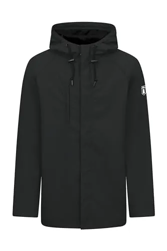 Derbe Hamburg Herren Übergangsjacke Passby Plain Schwarz von Derbe