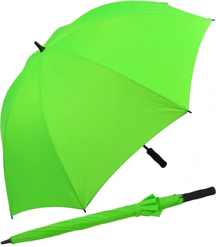 iX-brella Stockregenschirm XXL 130 cm Durchmesser Golf-Partnerschirm, mit leichtem Fiberglasgestell und Moosgummi-Griff